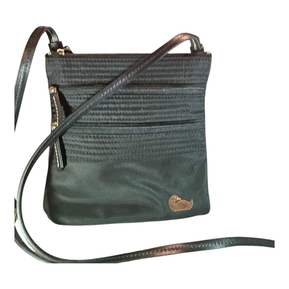 Dooney & Bourke Black Crossbody Bag One Size with Pink Lining - Picture 2 of 16